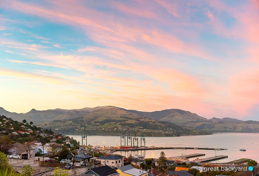 Lyttelton Dawn by Corin Walker Bain | a great backyard NZ landscape photography prints