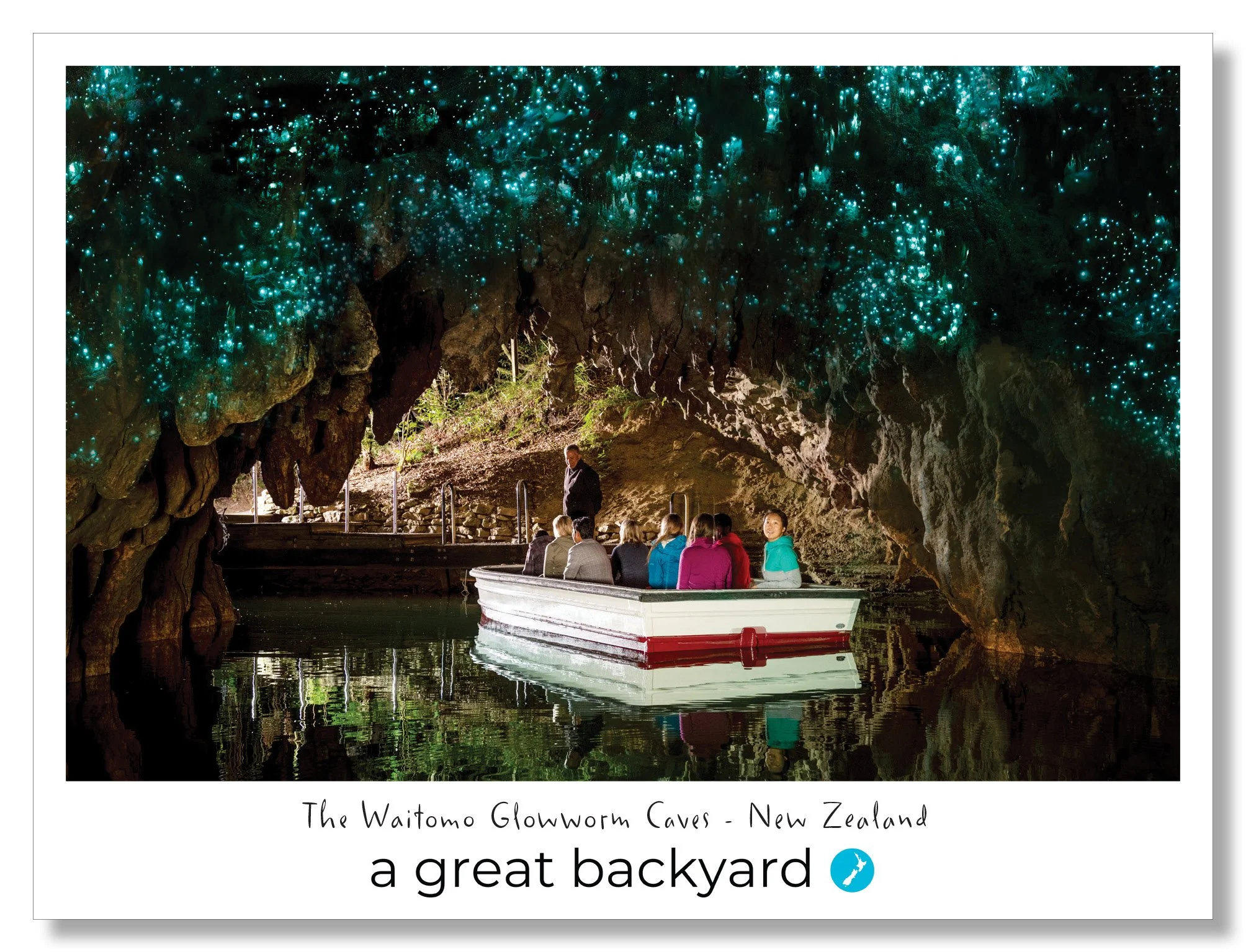 Waitomo Caves Postcard by Corin Walker Bain | a great backyard photography NZ