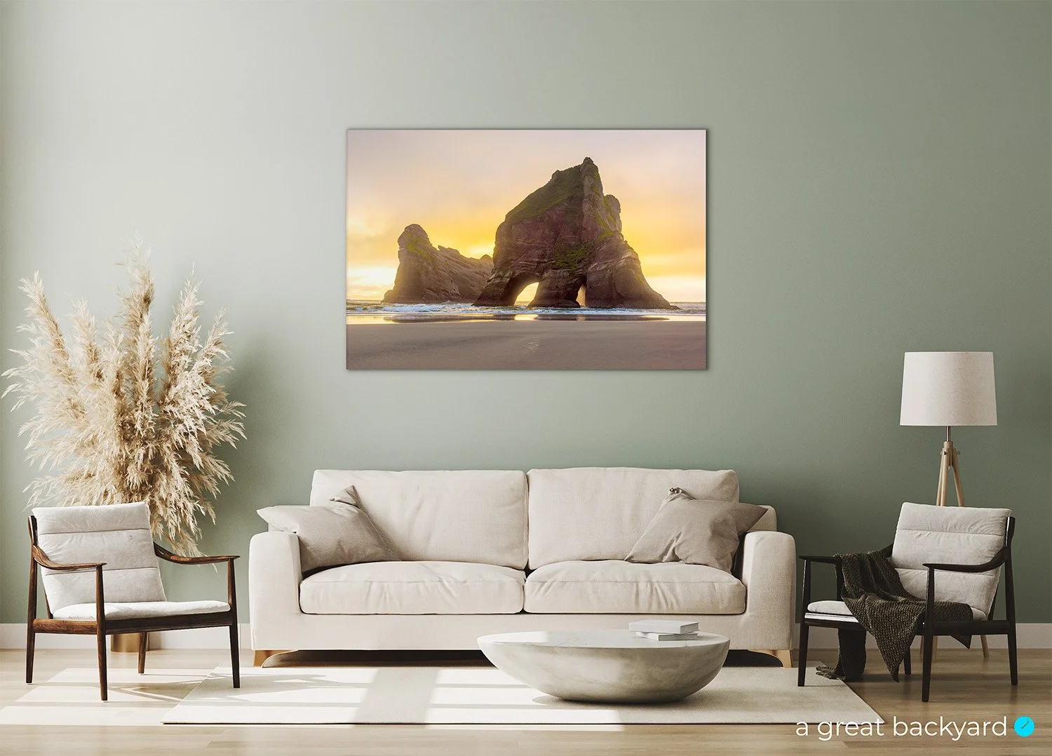 Archway Islands print on home wall | a great backyard epic New Zealand photography