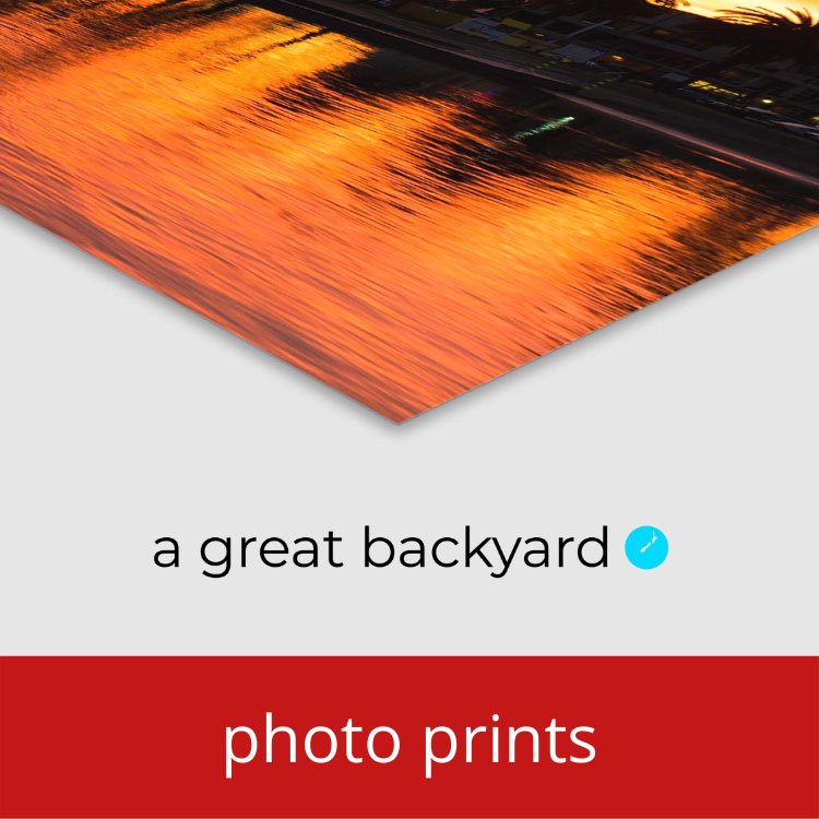 Photo print by a great backyard | Premium wall art Made in New Zealand