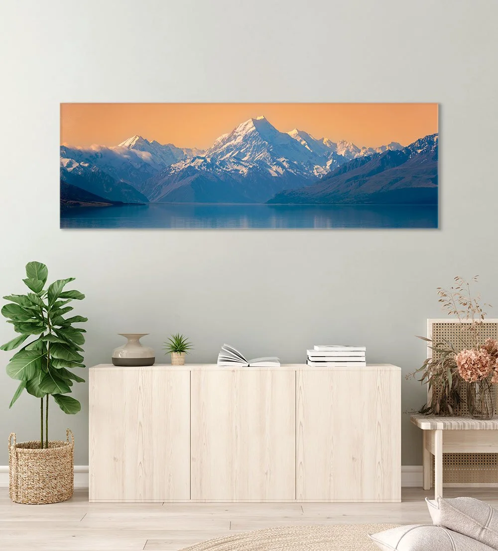Aoraki Mt Cook print on home wall | a great backyard fine art prints