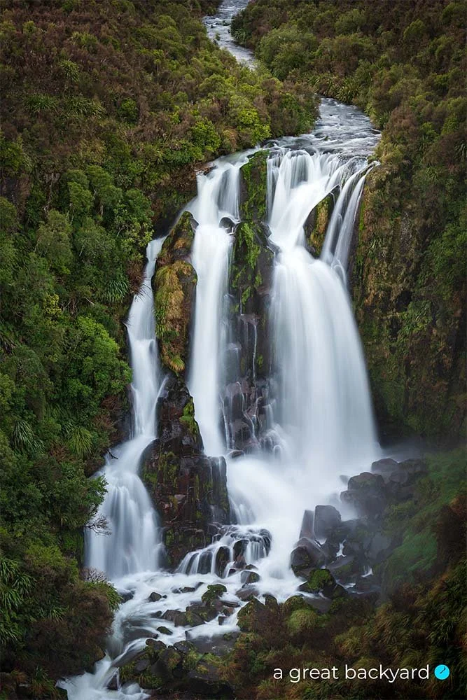 Waipunga Falls, Napier-Taupo Road by Corin Walker Bain | a great backyard New Zealand imagery