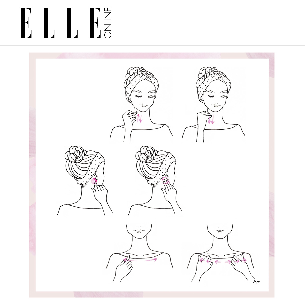 Elle Magazine Fashion Illustration