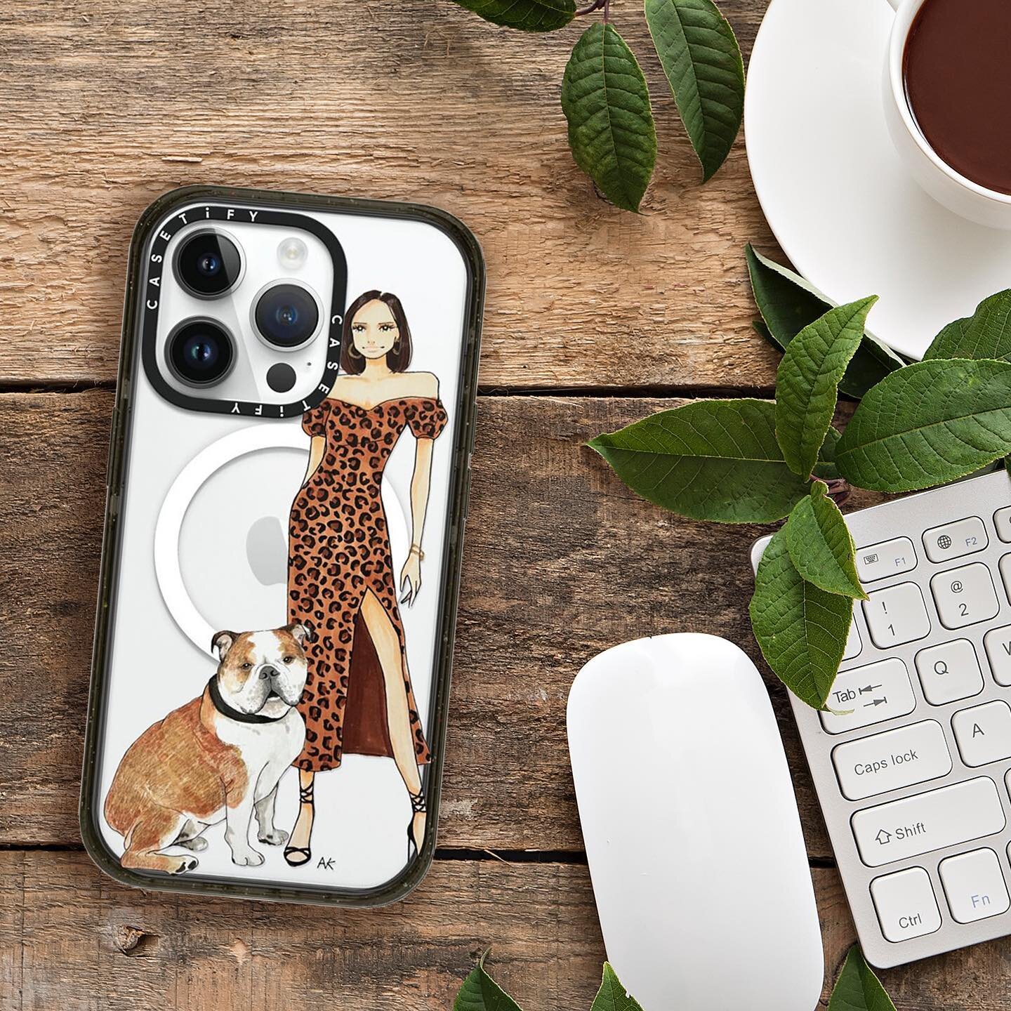 New phone case designs are available on @casetify ❤︎ 
Do you want to have a custom phone case of you and your pet? I&rsquo;ve been asked many times if I take a custom order and I decided to try for a limited time. DM me if you&rsquo;re interested! #c