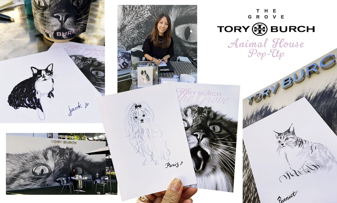 Tory Burch Animal House Pop-Up in Los Angeles CA