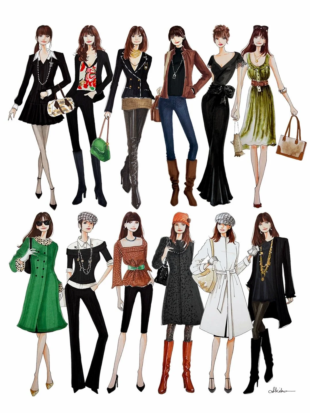Which outfit is your favorite?🖋️ #thedevilwearsprada