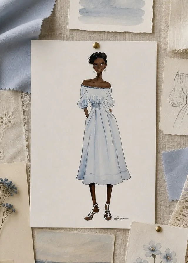 fashion illustration for rebecca taylor