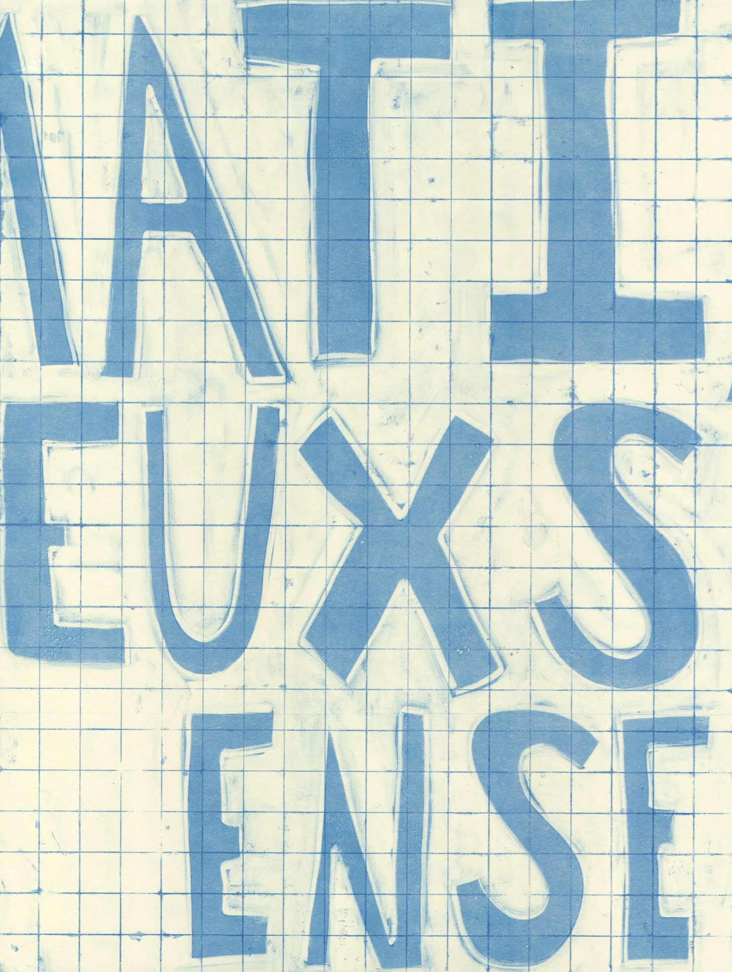  1/1 / MONOTPYE - GUM TRANSFER / 24X36 IN