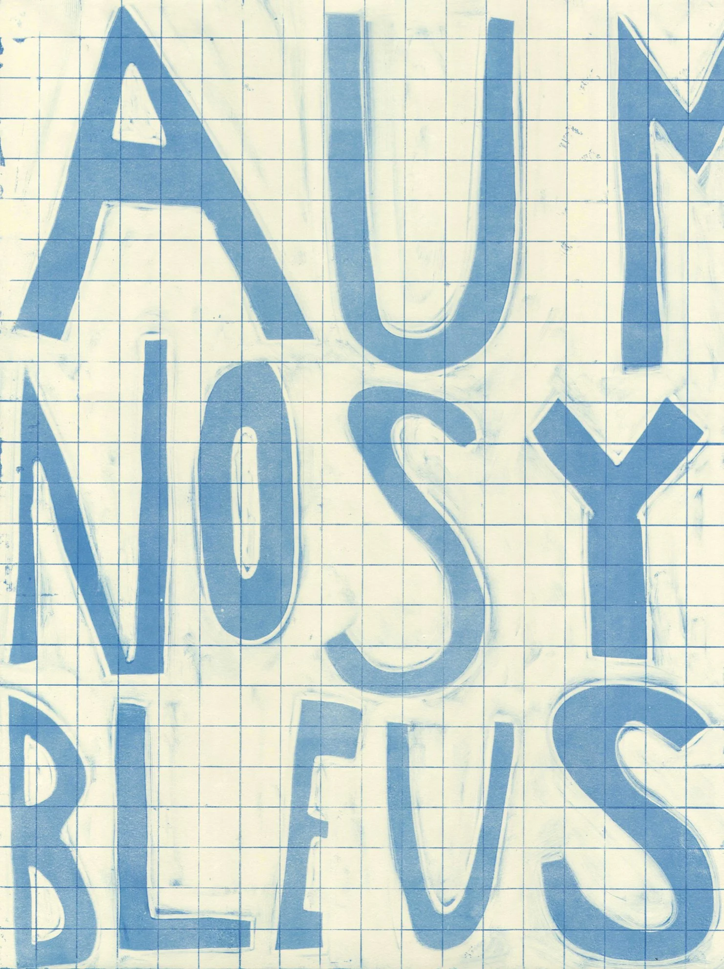  1/1 / MONOTPYE - GUM TRANSFER / 24X36 IN