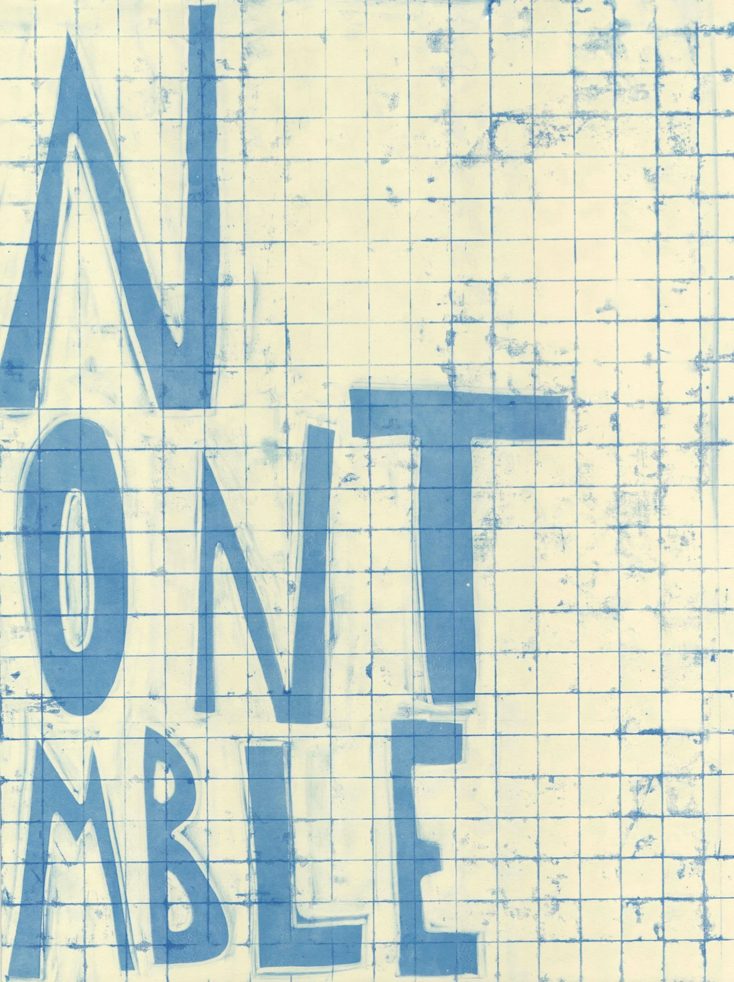  1/1 / MONOTPYE - GUM TRANSFER / 24X36 IN