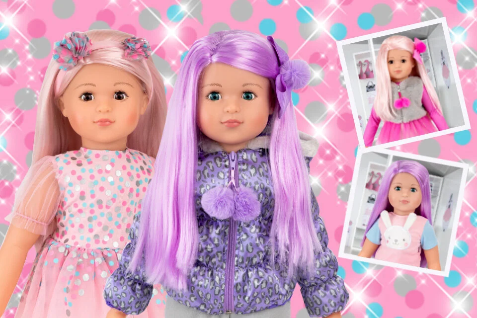 DesignaFriend Dolls 18 inch Fashion Dolls, Outfits & Accessories