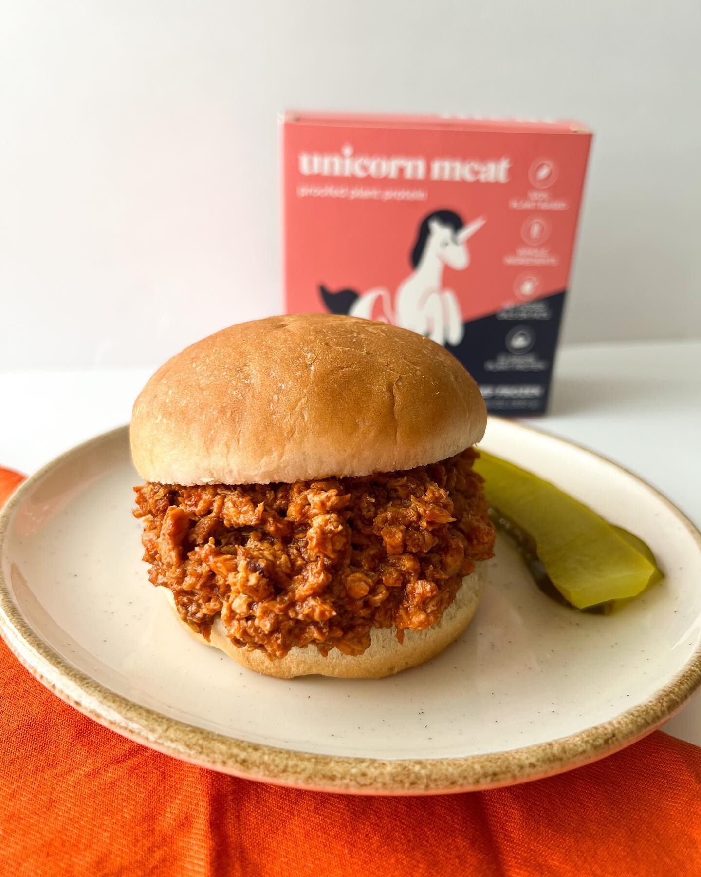 It&rsquo;s #nationalsloppyjoe day and we&rsquo;re drooling over this Unicorn Meat version 🤤🦄
&bull;
&bull;
&bull;
&bull;
#UnicornMeat #EatMoreUnicorns #vegansf #plantbasedsf #veganberkeley #veganbayarea #bayarea #plantbasedfood #plantbased #vegan #