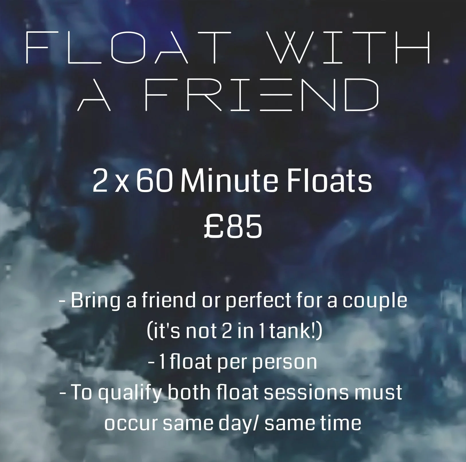 Pricing Packages LIMITLESS FLOAT