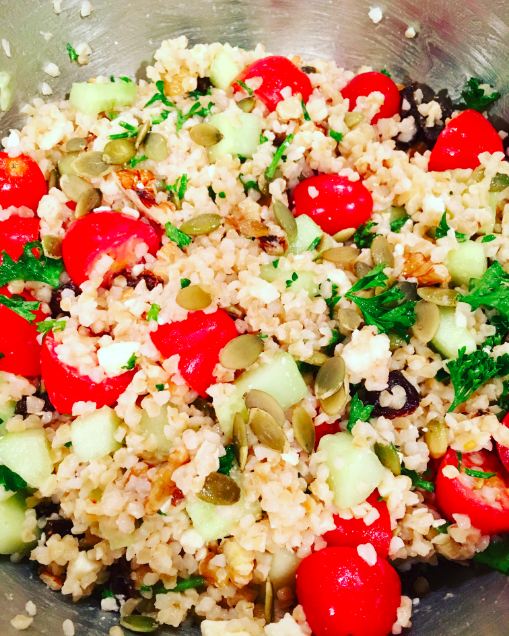 Bulgar Feta Salad