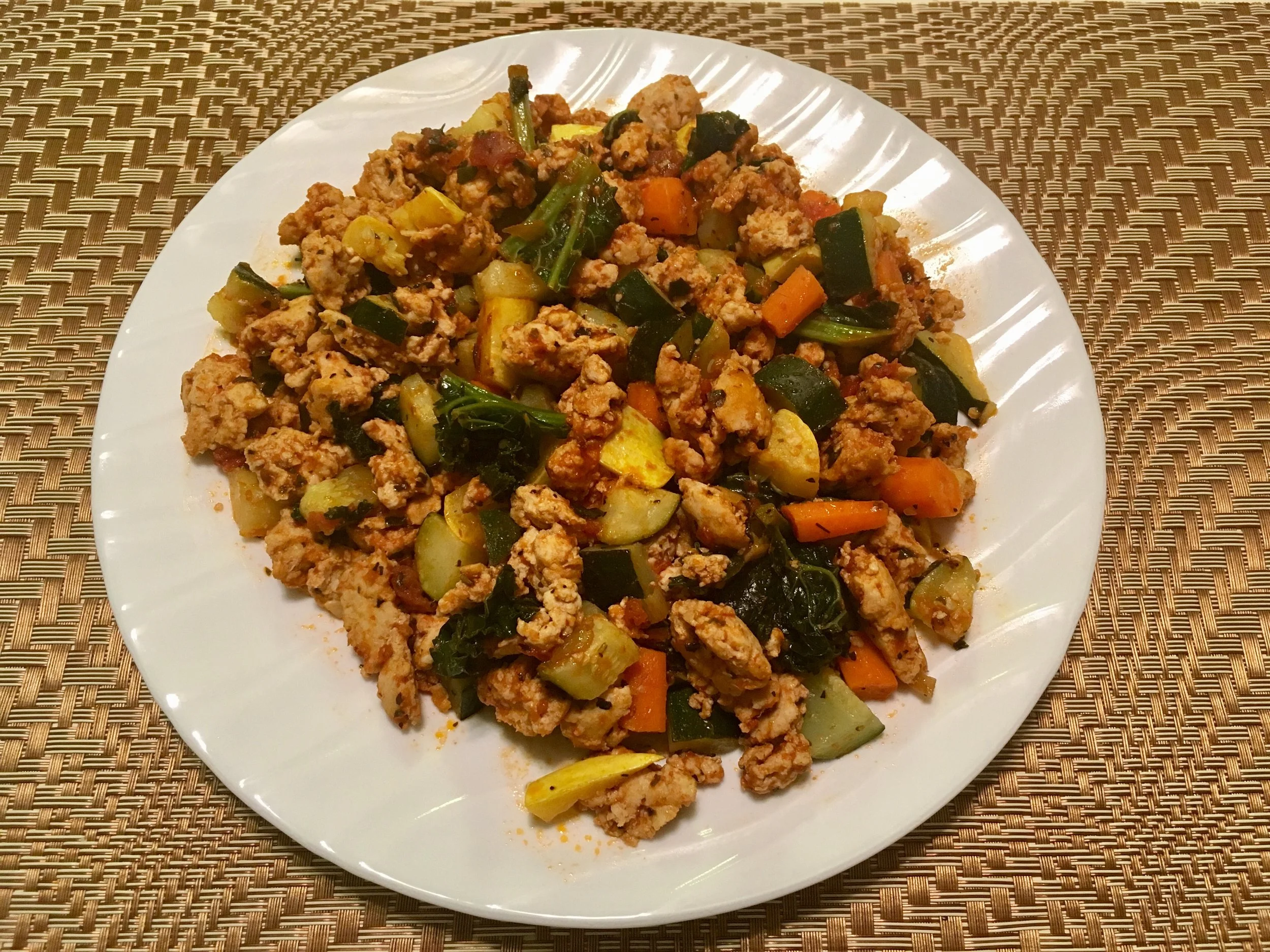 Ground Turkey Veggie Skillet