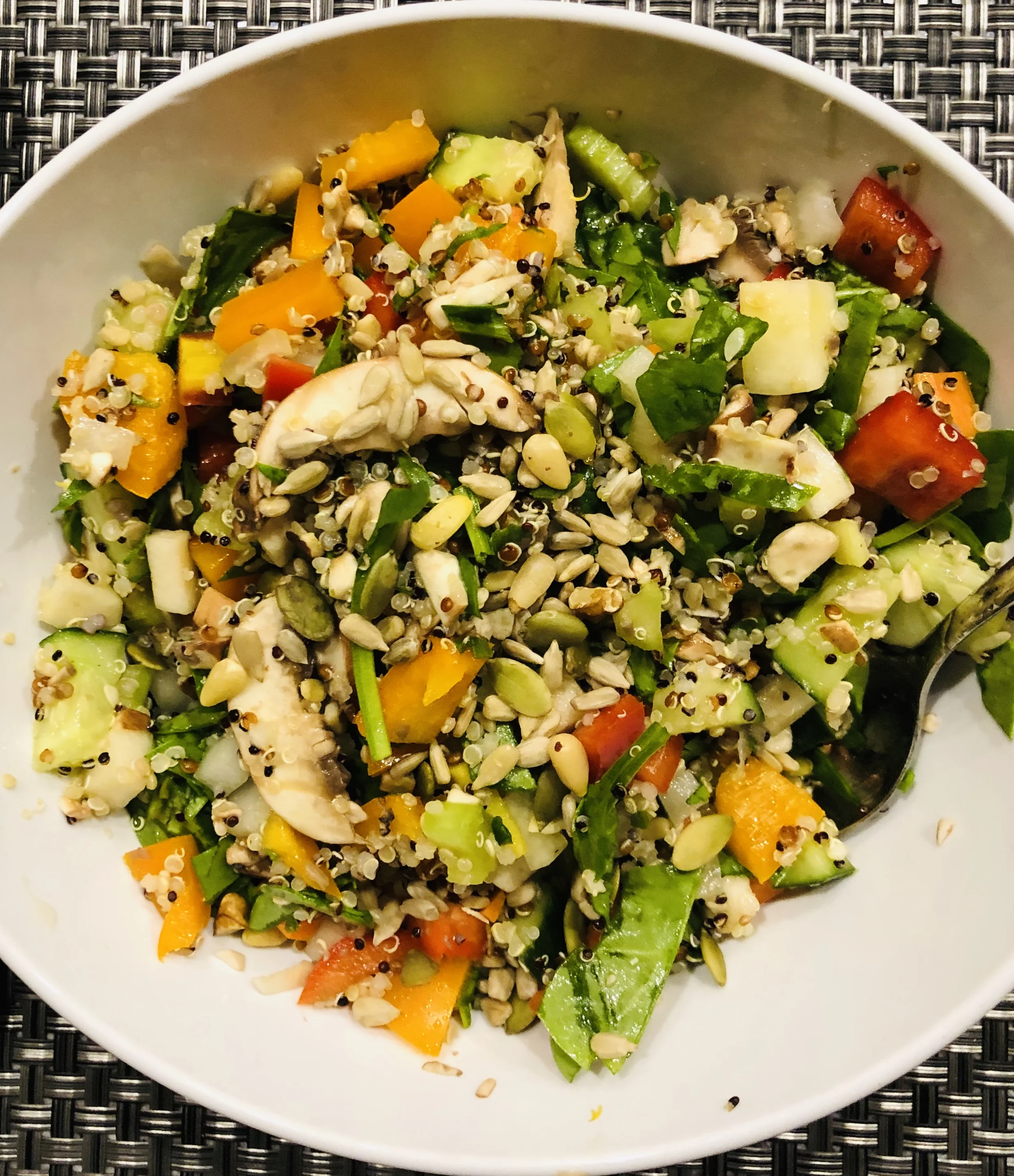 Simple Vegetarian Power Salad