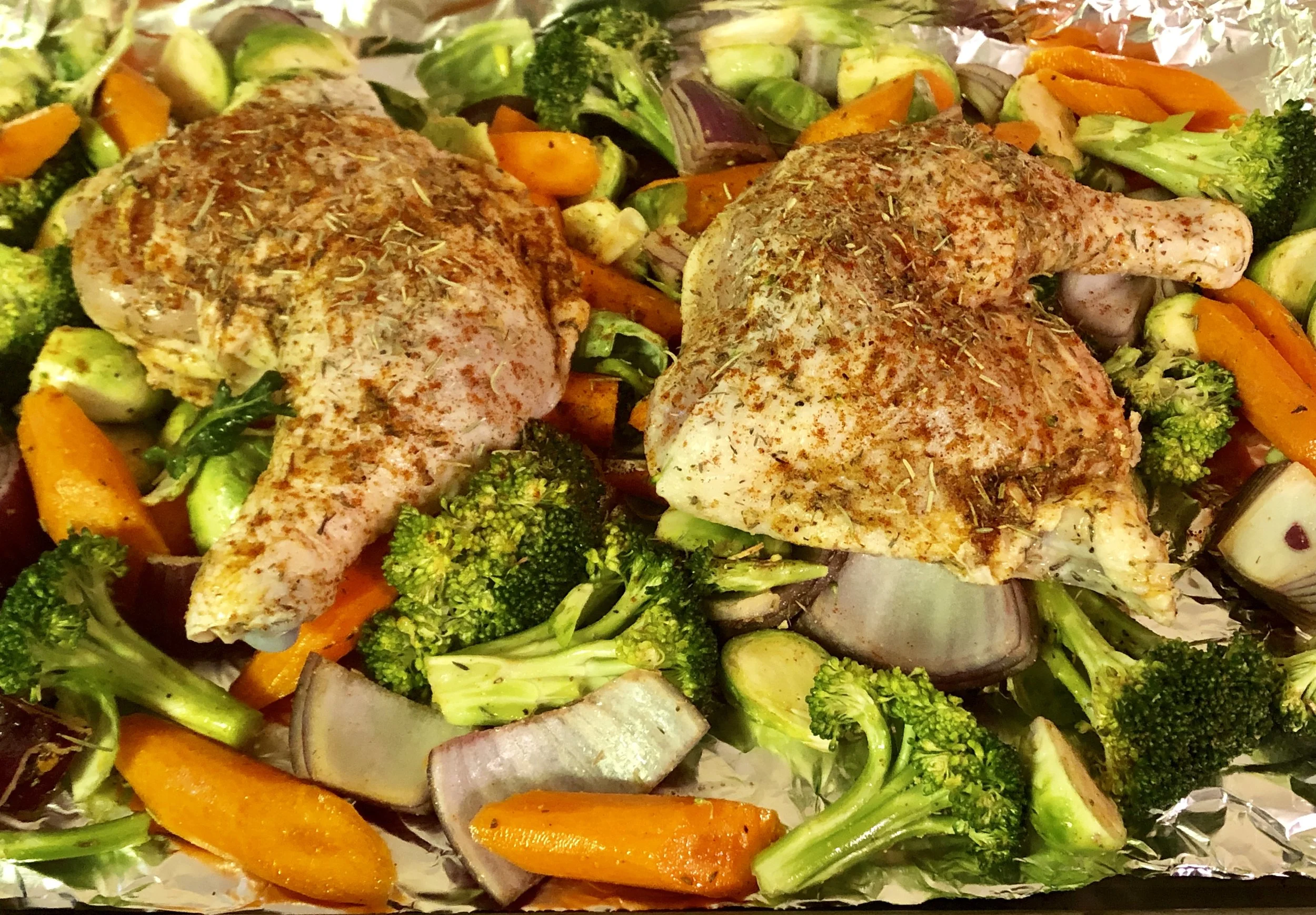 Veggie Sheet Pan Chicken
