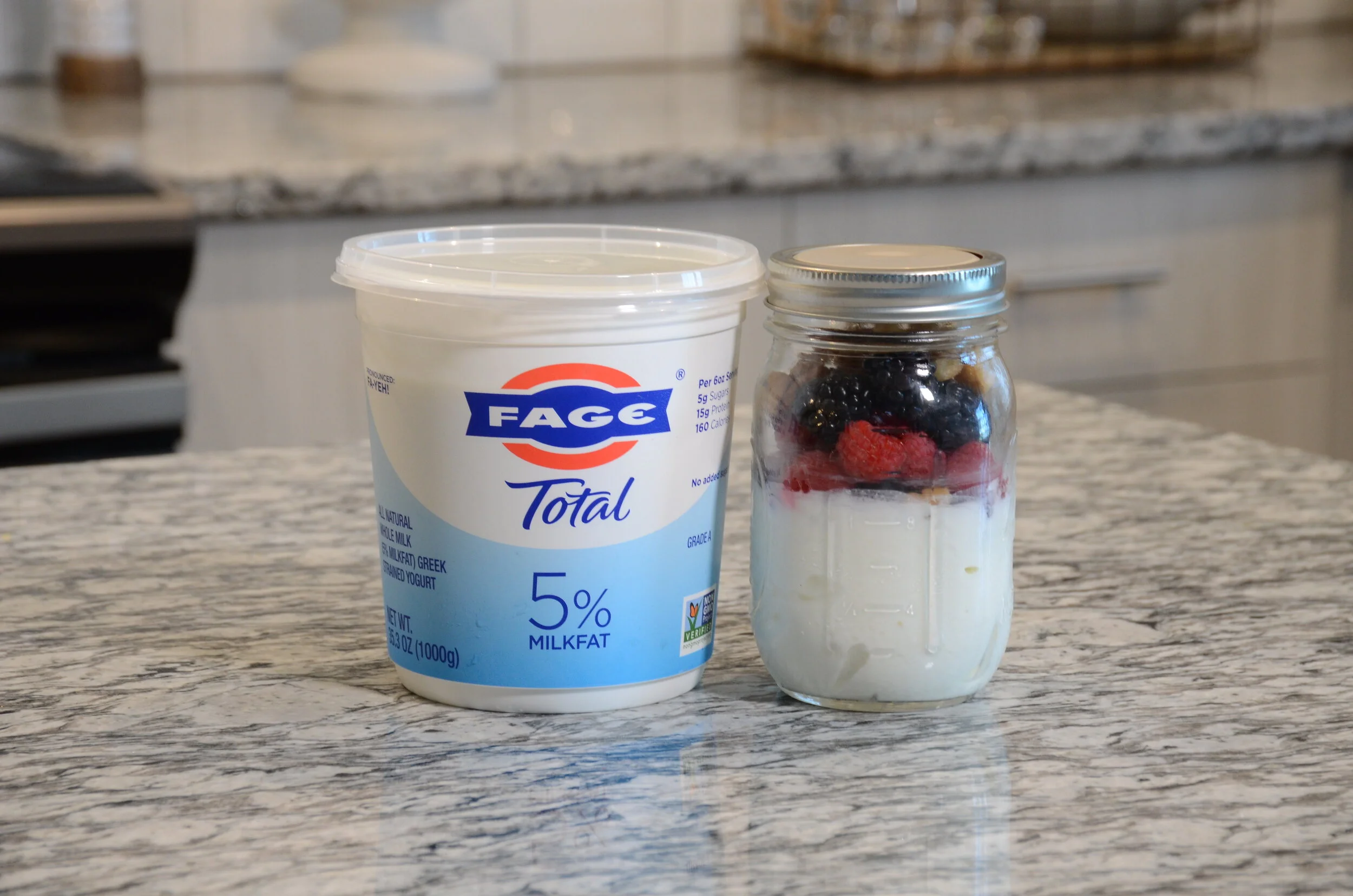 Yogurt and Berry Parfait