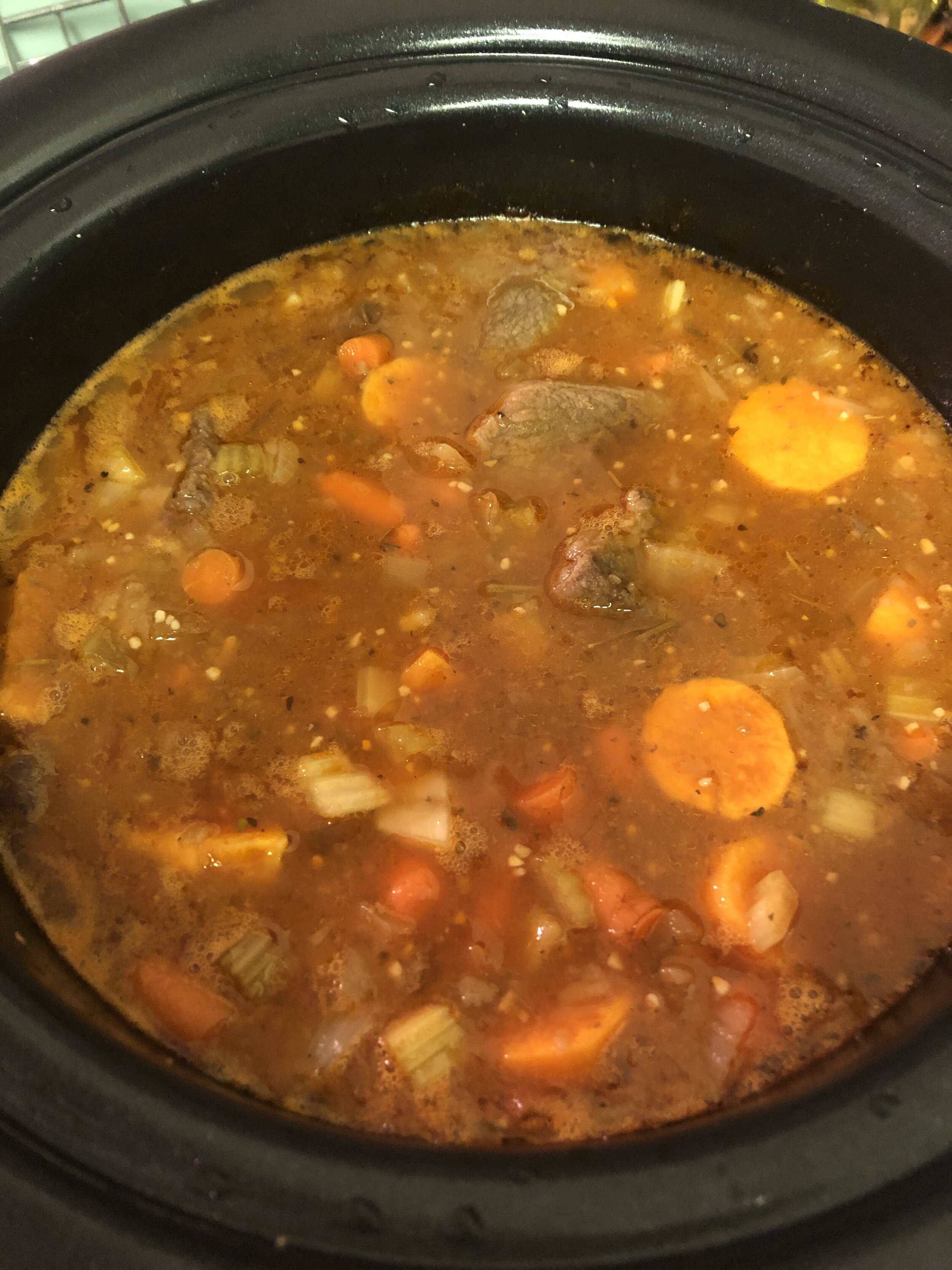Slow Cooker Beef Veggie Stew