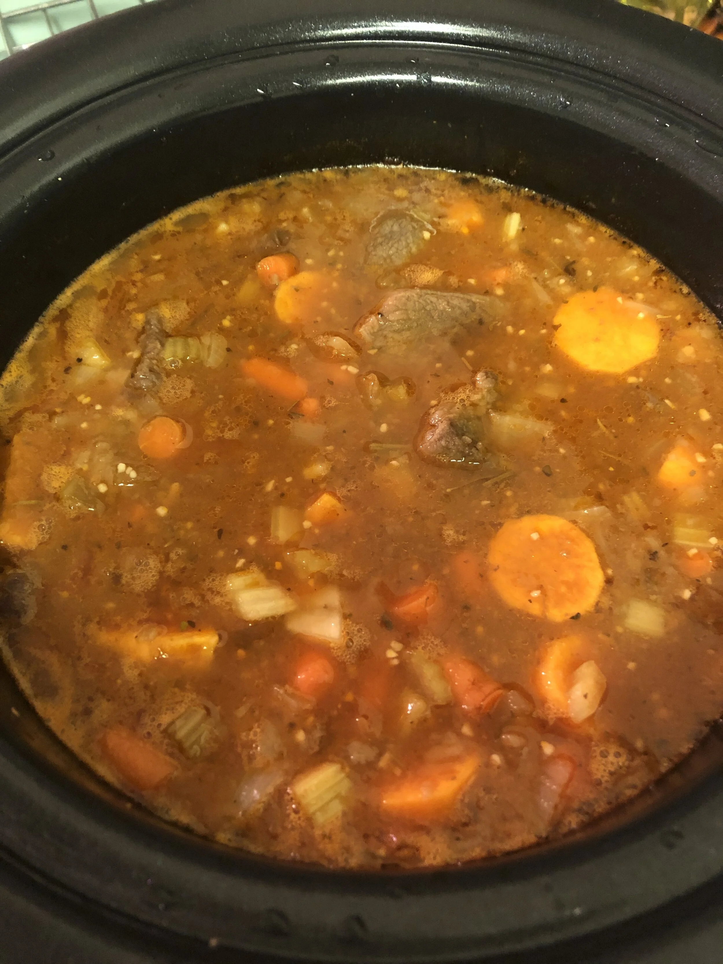 Slow Cooker Beef Veggie Stew