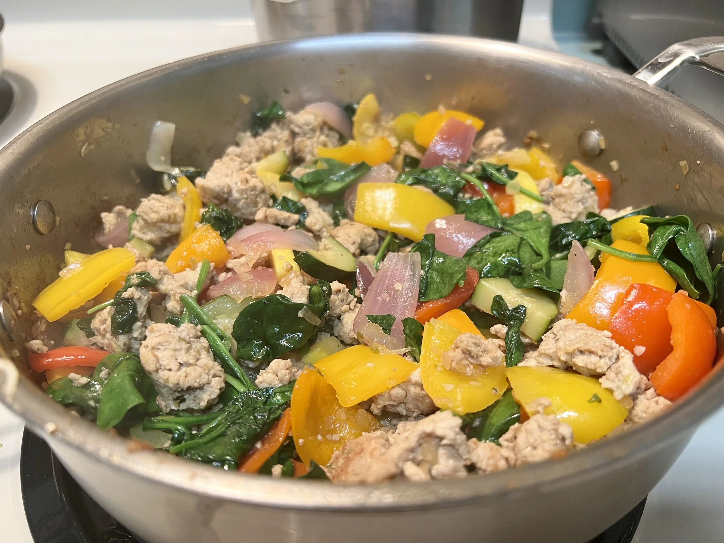 Ground Meat Teriyaki Skillet