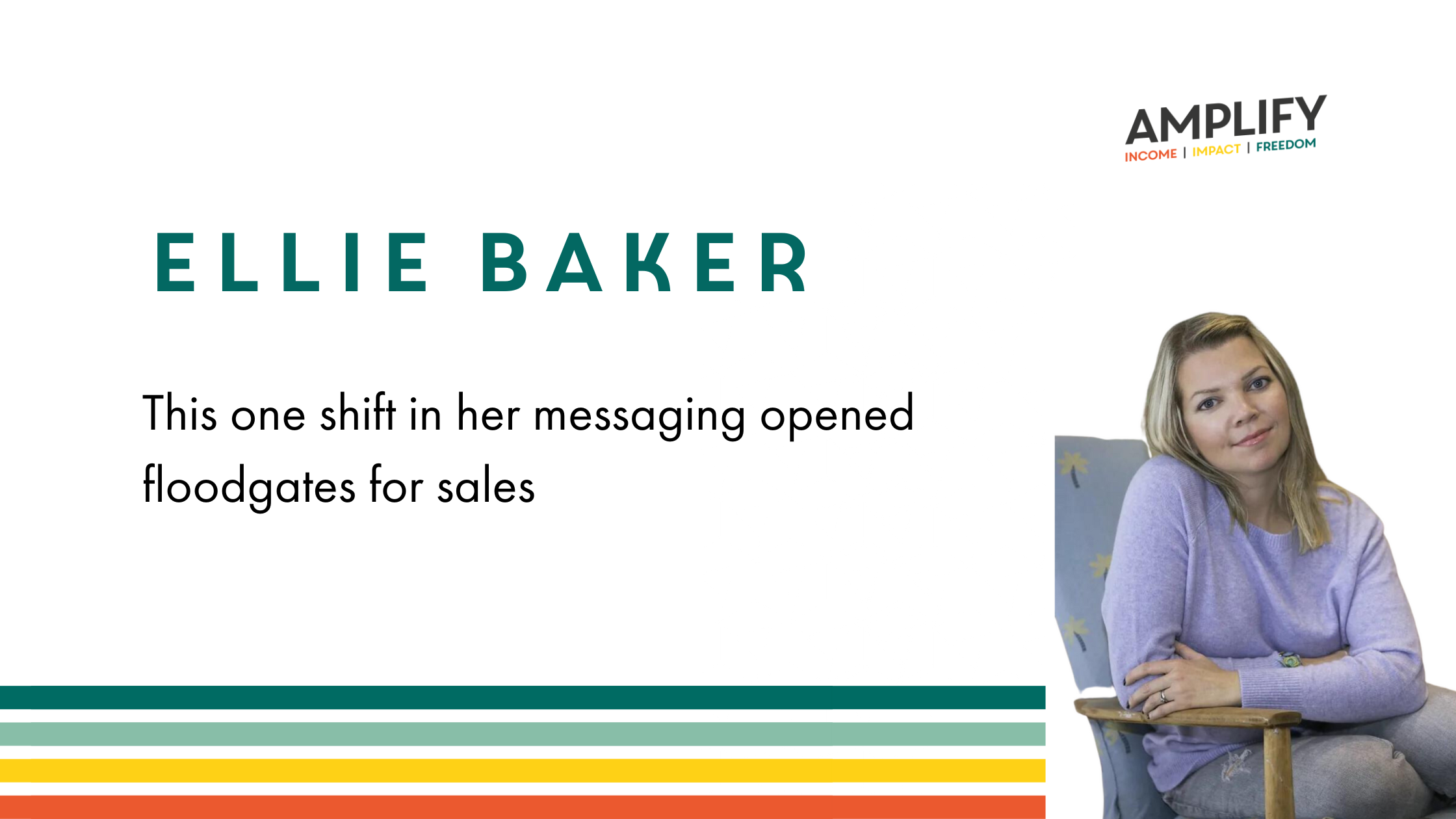 Ellie Baker, Coach for Tutors, Amplify Client