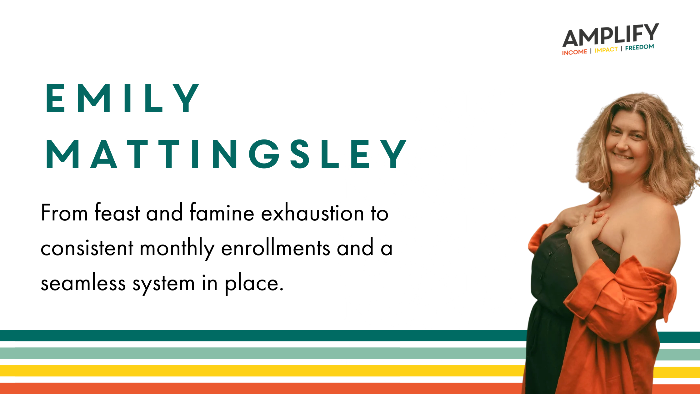 Emily Mattingsley Fertility Awareness Educator, Amplify Client