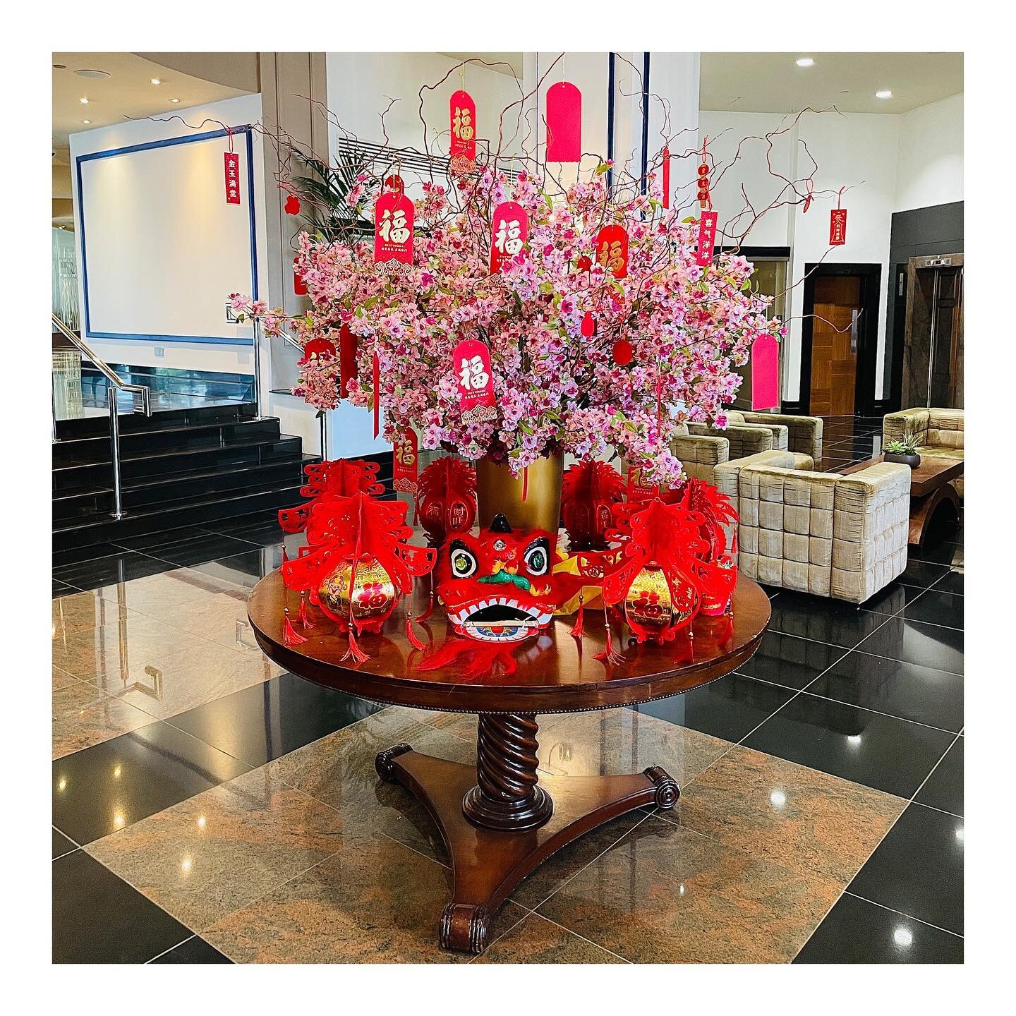 Central London Hotel Lobby Chinese New Year Design