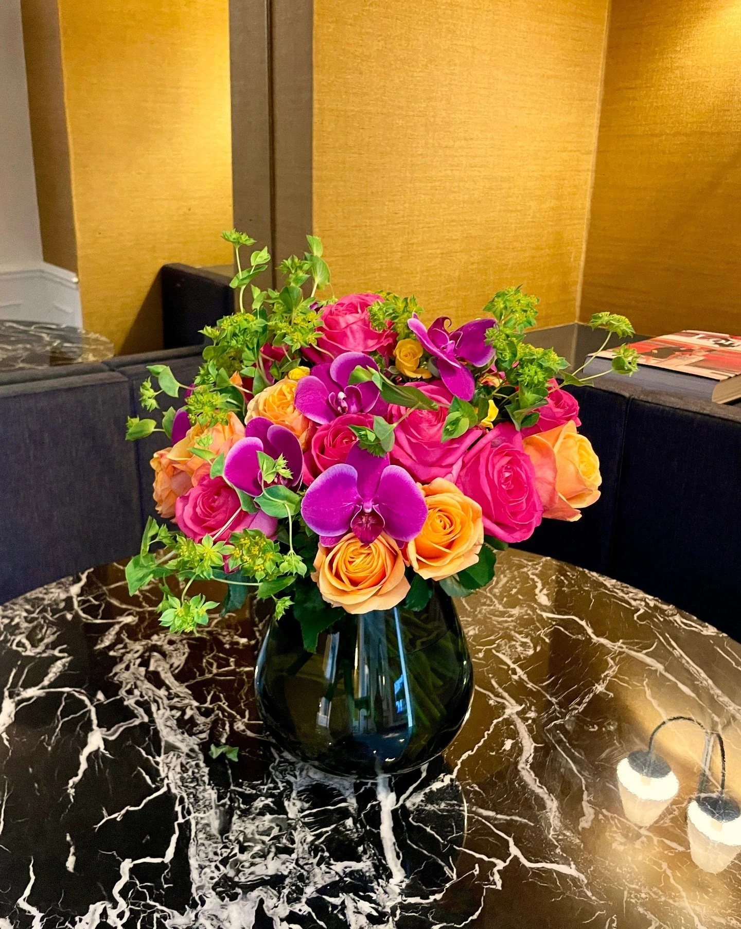 🌸 Bold colour. Lasting impact.

Rich roses and vibrant orchids bring instant energy to this sophisticated setting, creating a striking focal point that adds warmth, character and a sense of luxury to the space.

Thoughtfully designed flowers can com