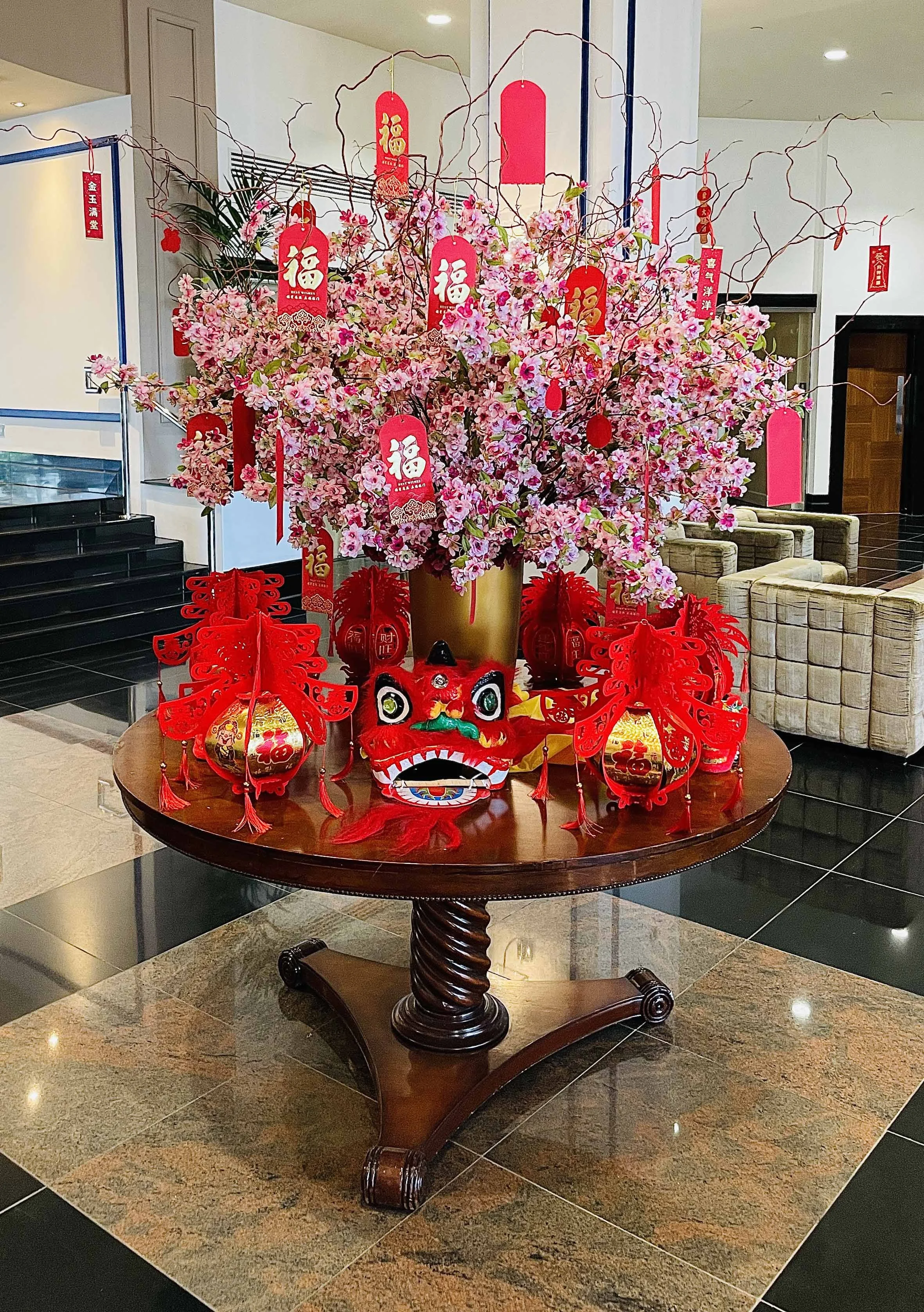 Hotel Chinese New Year Flowers - Central London