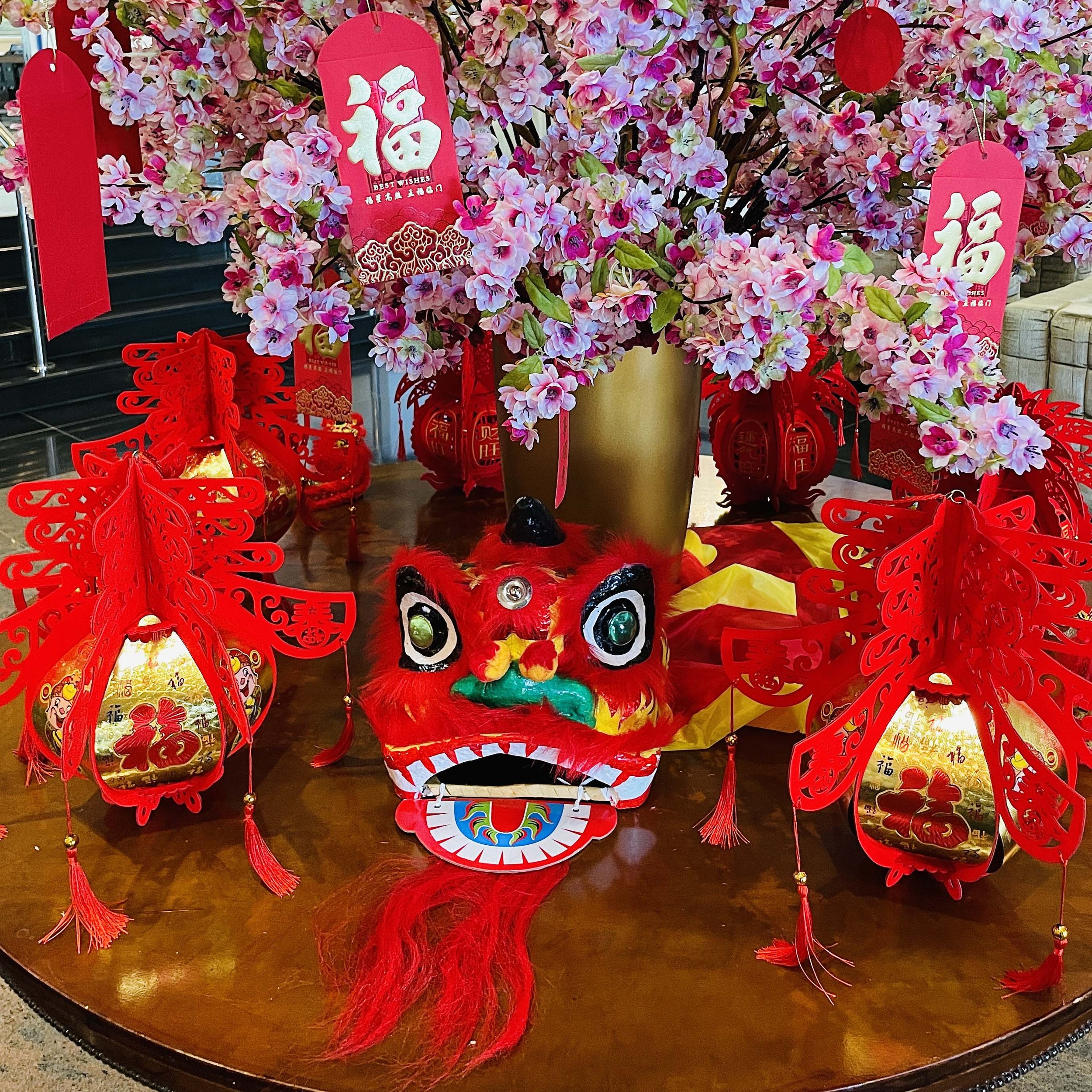 Hotel Lobby Chinese New Year Flowers - London