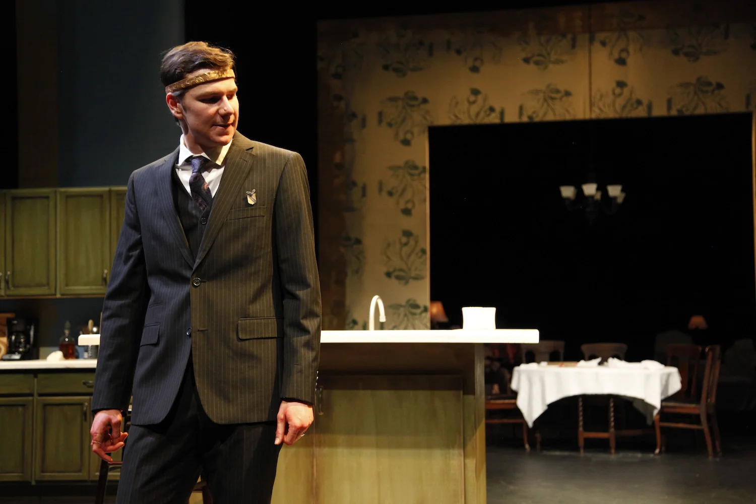Raphael Stigliano in MACBETH. Photo by Mike Lovett.