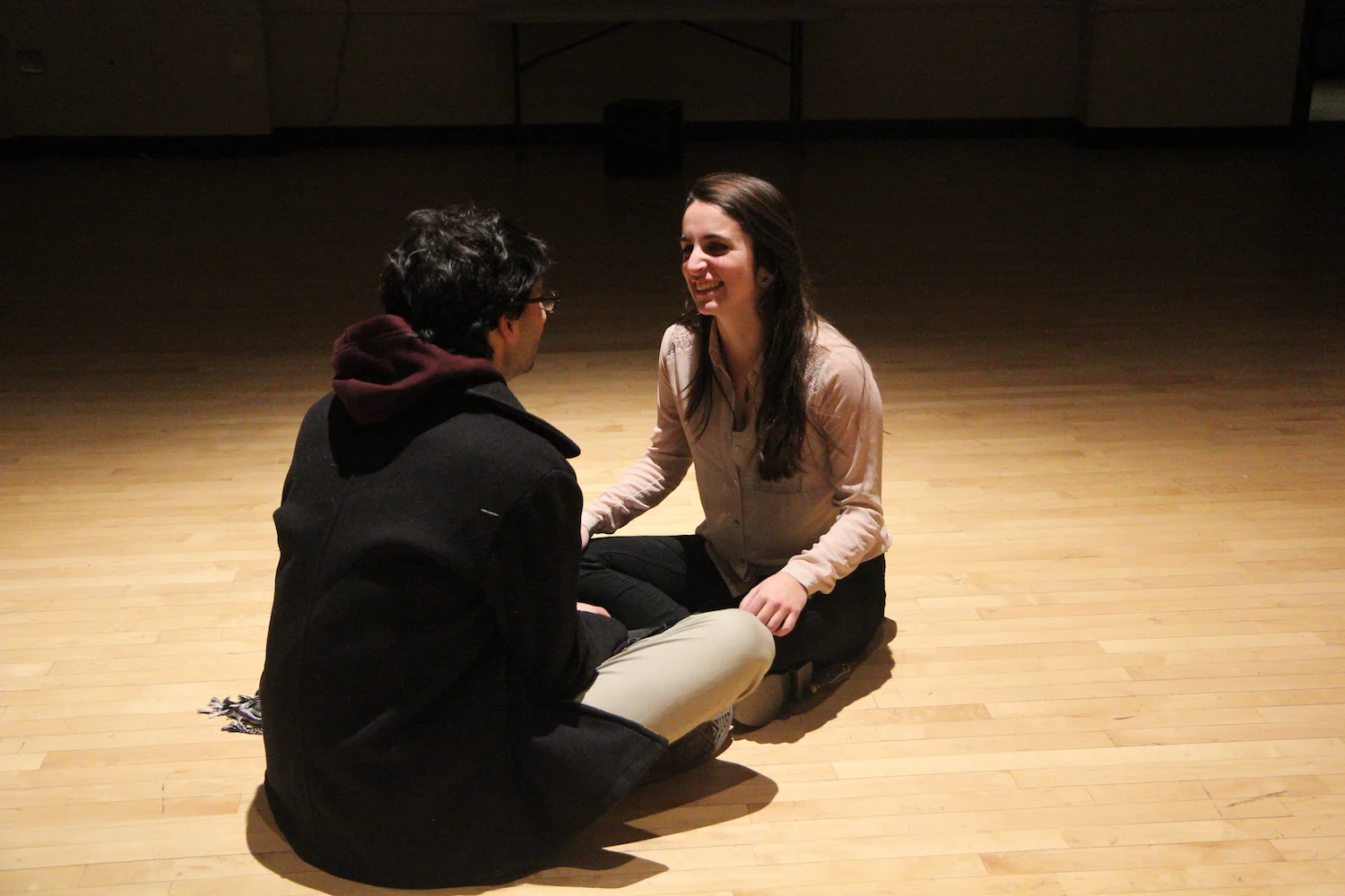 Aaron Fisher and Aliza Sotsky in R&J: HOW I LOVE THY COMPANY (2015). Photo by Morgan Brill.