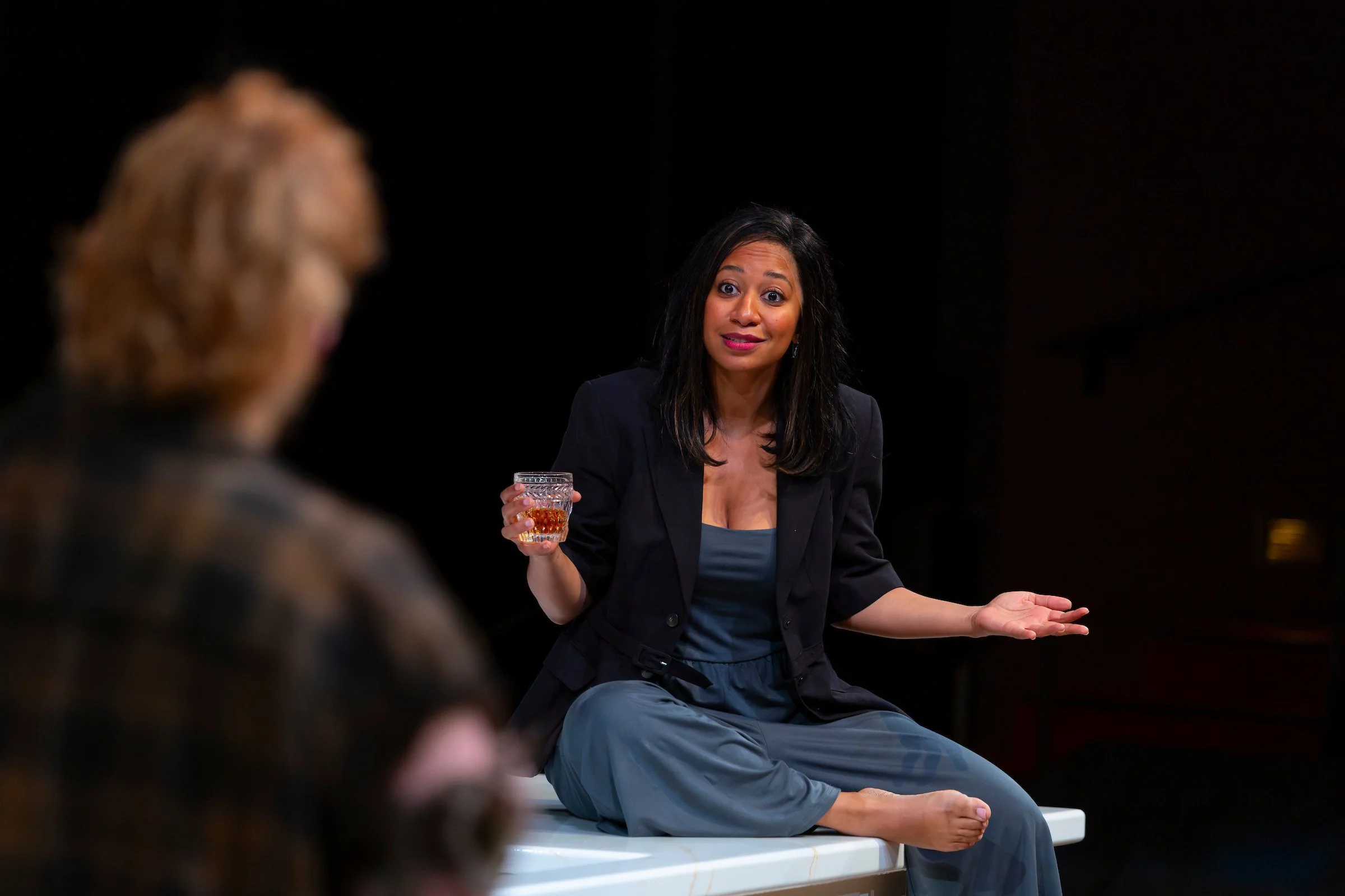  Bernadette Sefic and Sharina Martin in HURRICANE DIANE. Photo by T. Charles Erickson. 