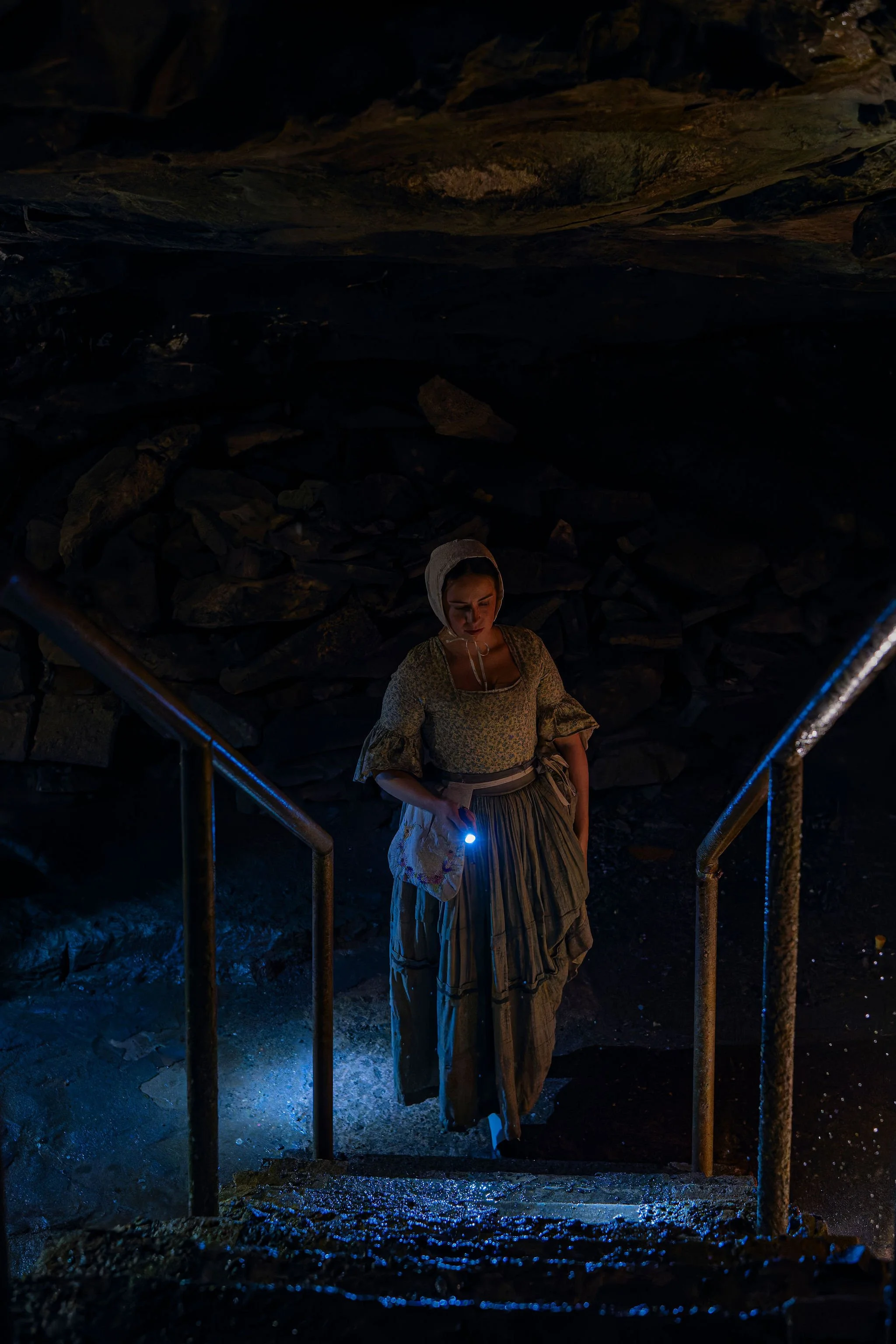Sophie Walters in THE SLIPPERY TRUTH: PRISON BREAK AT NEW-GATE. Photo by Lucas Clopton.