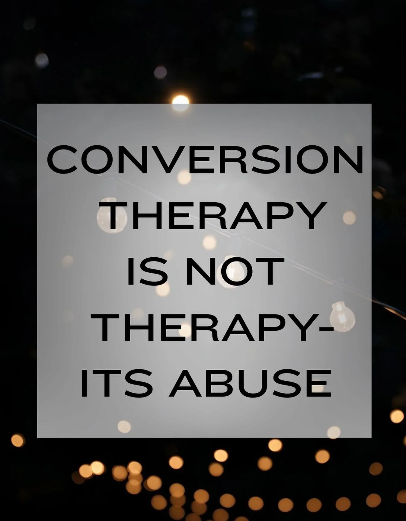 Conversion therapy is child abuse.  Period.  It is not legitimate actual therapy and it is not endorsed by any credible evidenced-based medical or psychological association.
#therapy #lgbt #transgender #lgbttherapy #mentalhealth #conversiontherapy