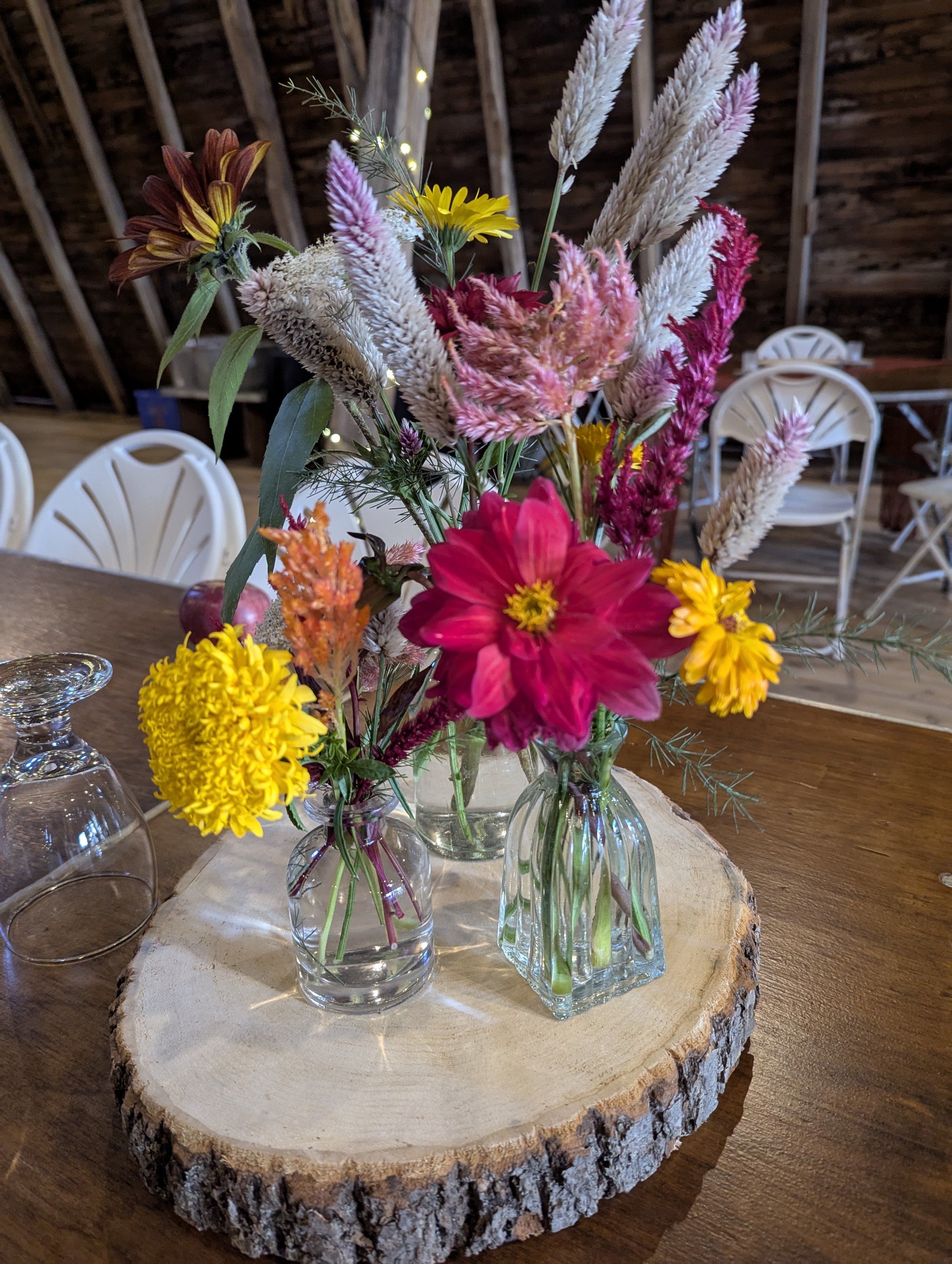 small vase wild wedding flowers ithaca ny.jpg
