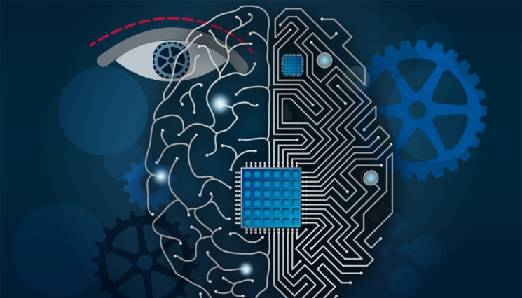 Artistic rendering of artificial intelligence and deep learning visual recognition systems Image: Christine Daniloff