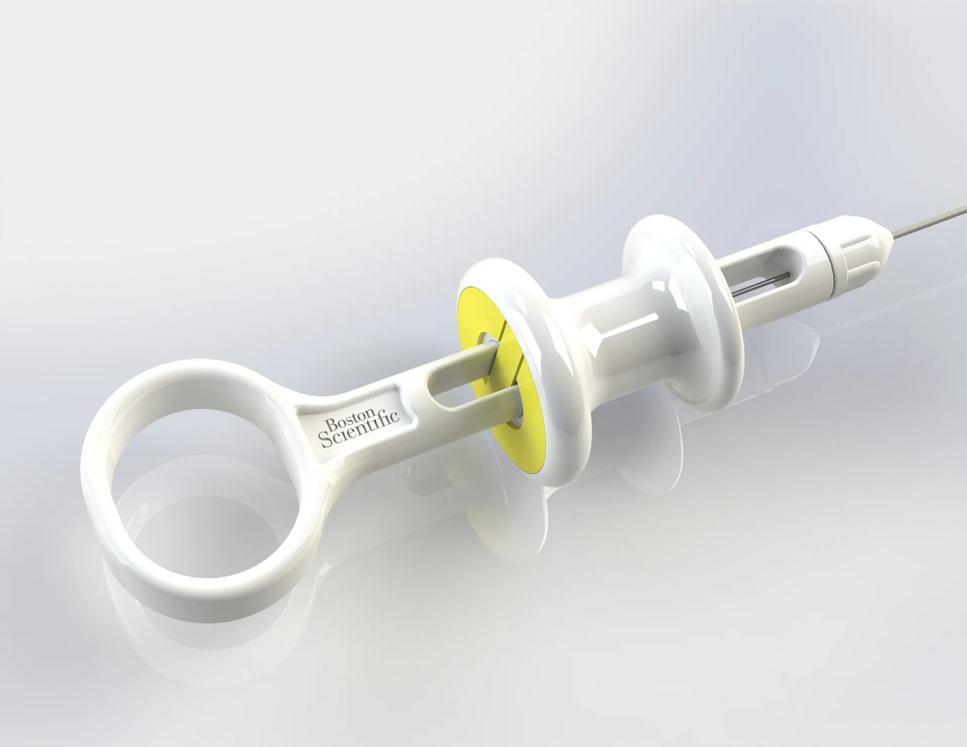 3D render of my injection molded parts (handle components) for the project