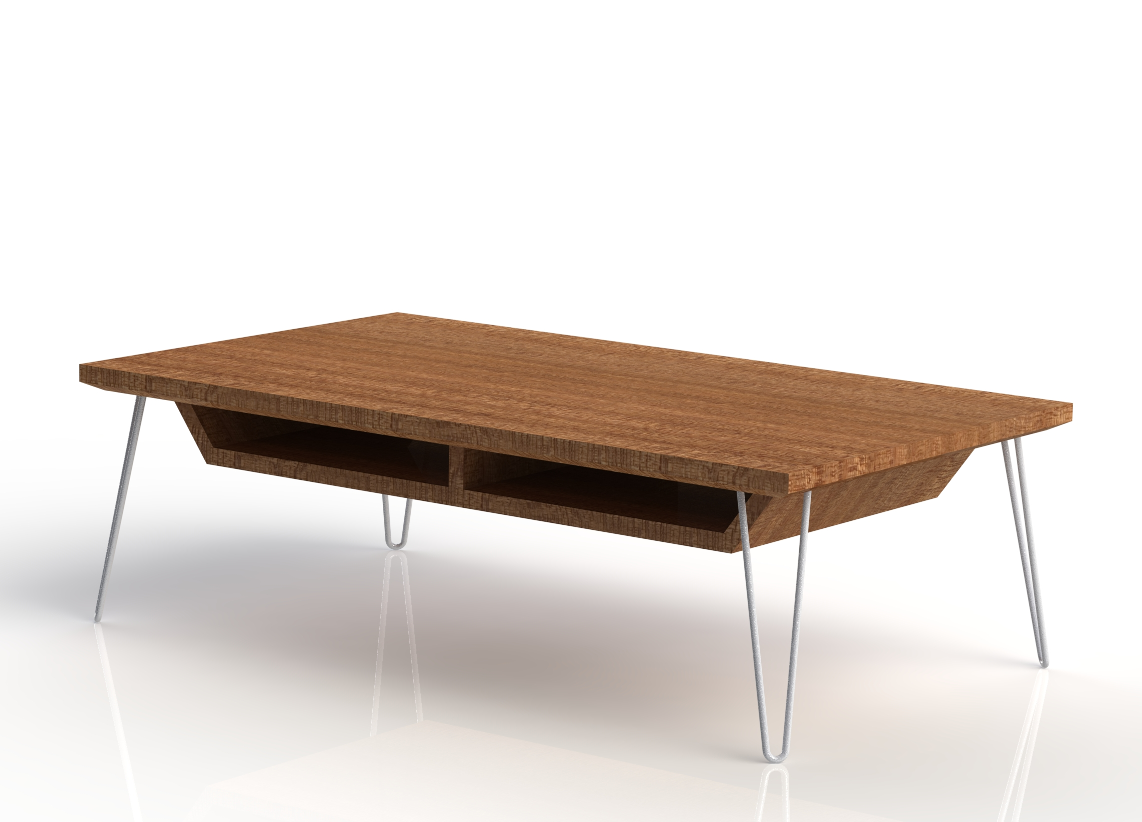 This 3D render, along with detailed drawings, were sent to the woodworker