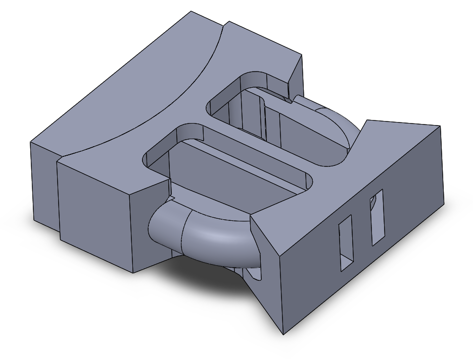  I modeled the elements of the buckle interlocked so I could check fits on the fly 