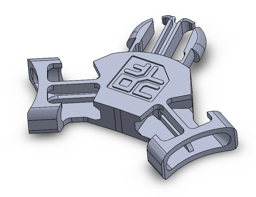  The blank space in the center of the buckle was unappealing, so I designed a logo to fill the space  