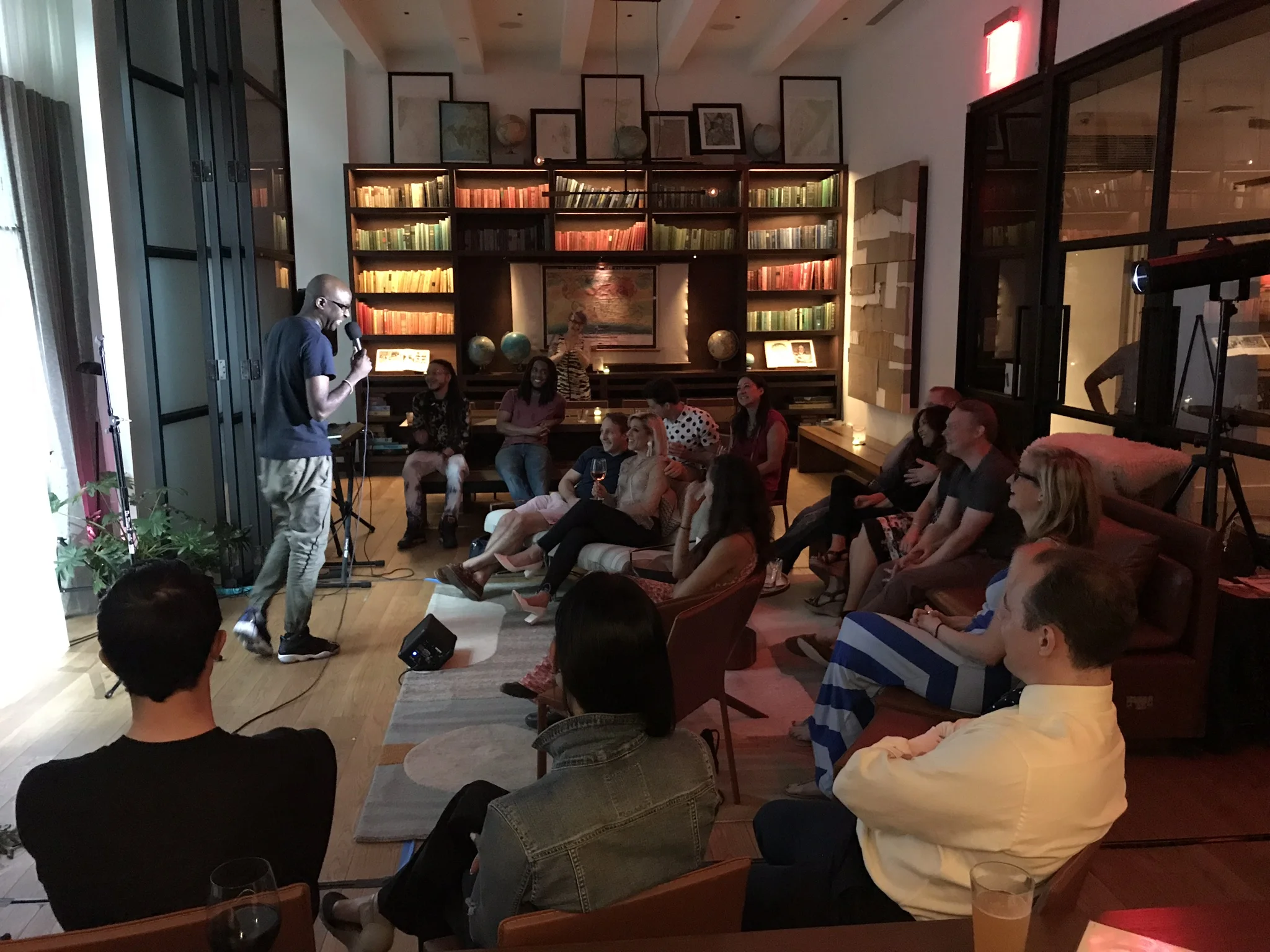 Comedian Khalid Rahmaan. June 2018.