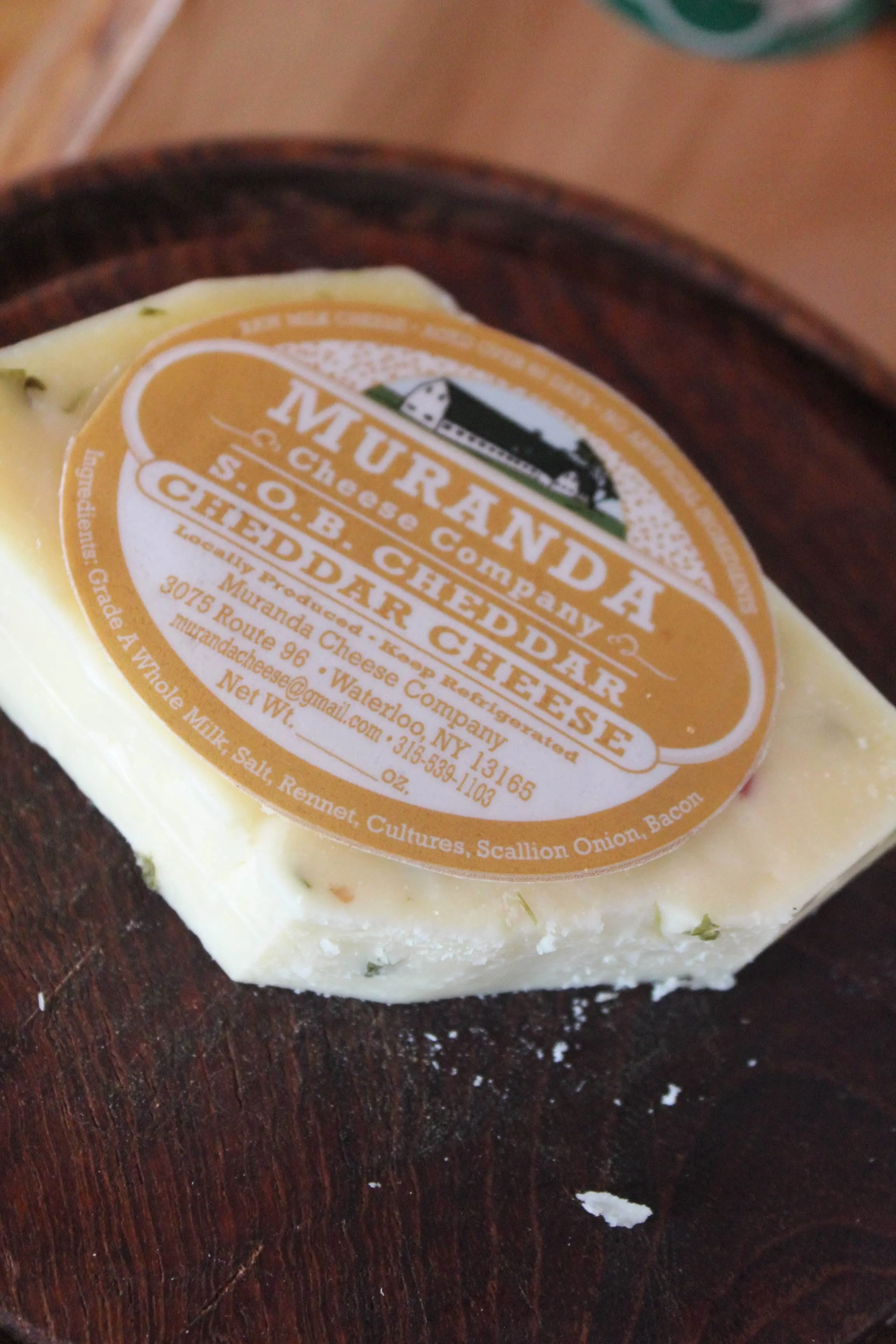 Picture of Scallion Onion and Bacon Cheddar Label