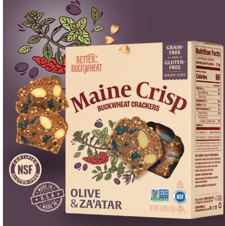 Maine Crisps Gluten Free Crackers