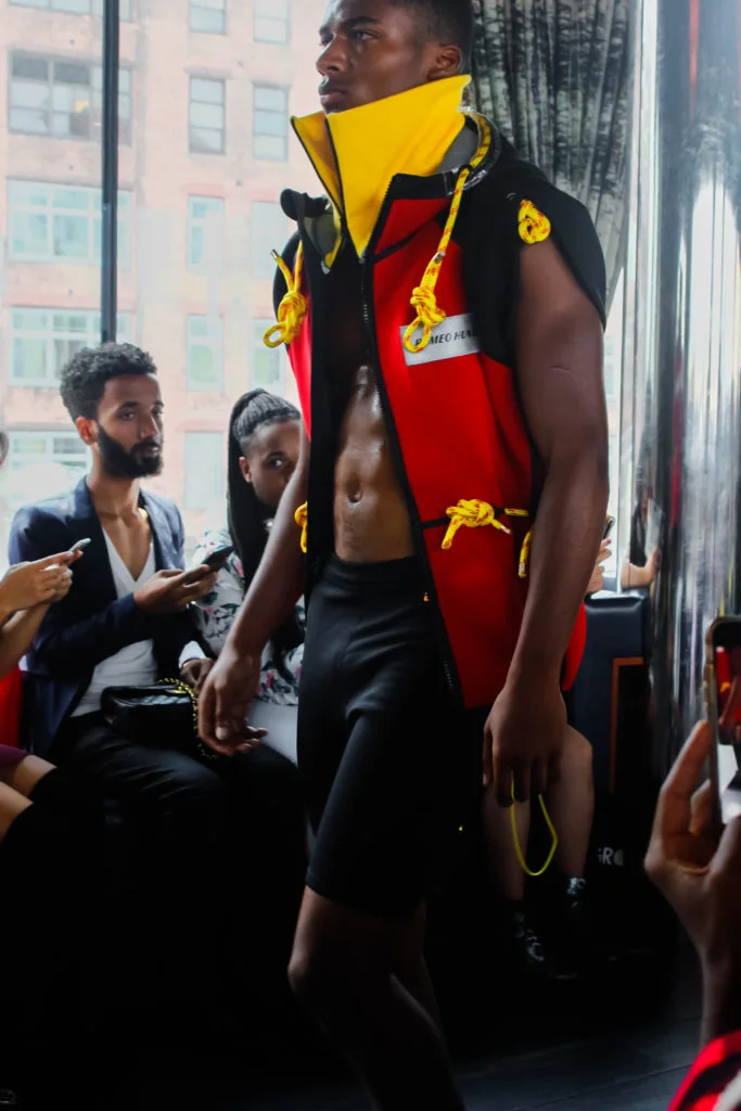 Look 1, ROMEO HUNTE SS2019, photographed by Founder Amanda Moore-Karim