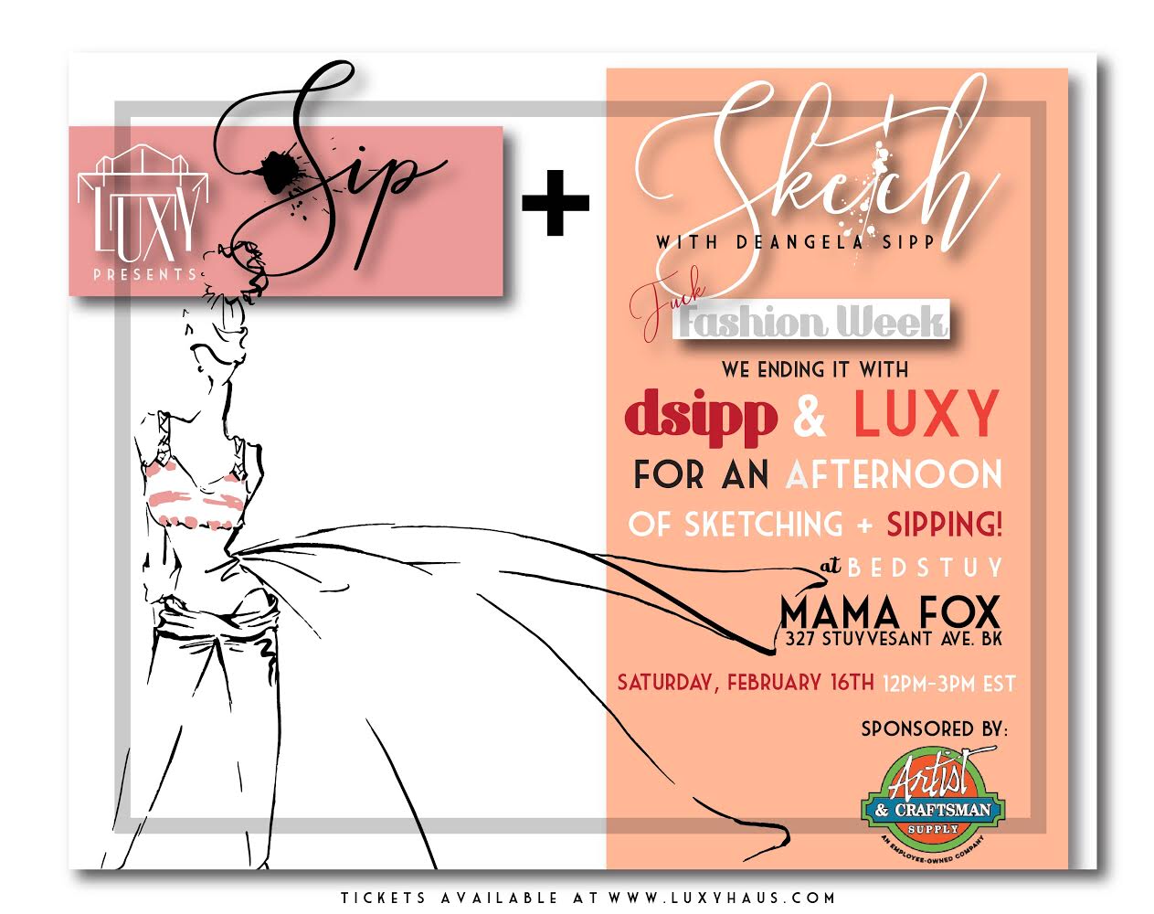 Sip + Sketch with De'Angela Sipp