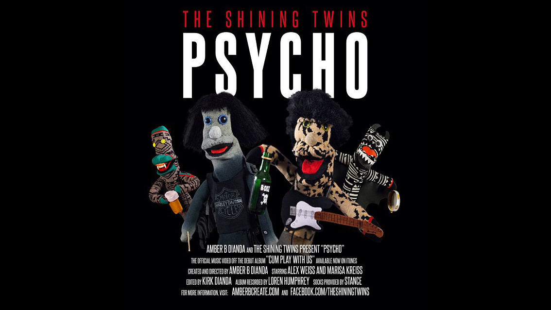 Psycho music video flyer