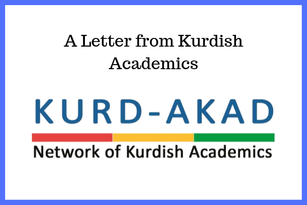A Letter from Kurdish Academics