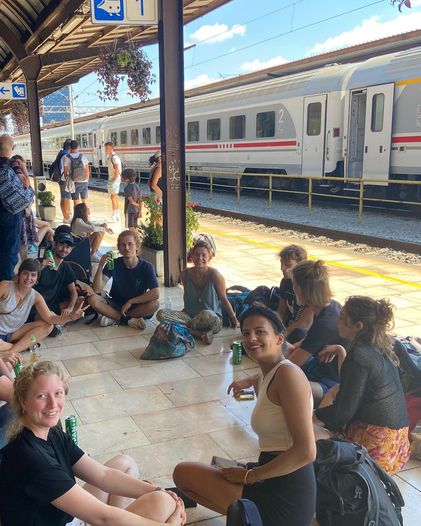 GCAS applicants waiting for the train.